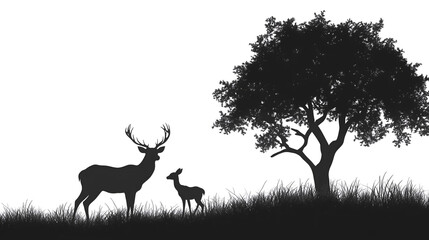 deer in the forest