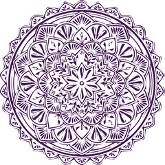 Beautiful flower art and mandala vector design