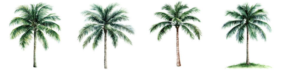 Tropical Palm Tree Offering Scenic Holiday Vacation Landscape