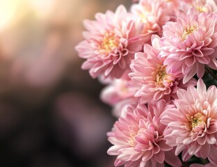 Fototapeta premium Beautiful Pink Flower Arrangement