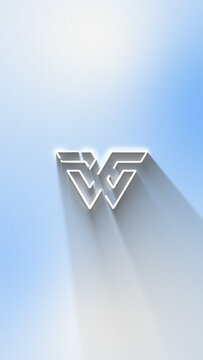 Elegant Clean Shadow Vertical Logo Reveal MOGRT 100