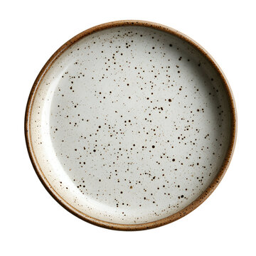 recommend clip art: Speckled Ceramic Bowl Isolated on Transparent Background