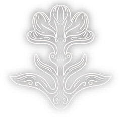 花や植物の紋章のようなアイコン