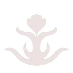 花や植物の紋章のようなアイコン