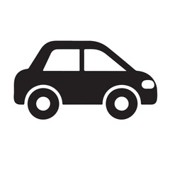 car silhouette vector image