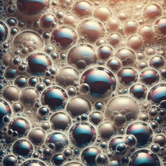 seamless detailed texture, soap translucent bubbles
