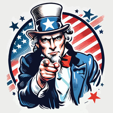 uncle sam vector