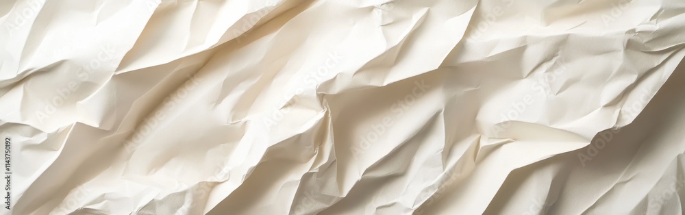 Poster soft textured crumpled paper background invites creative design inspiration for various artistic pro