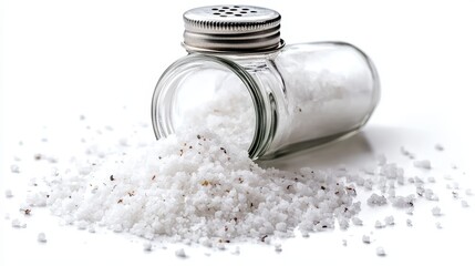 Salt haker on white isolated background