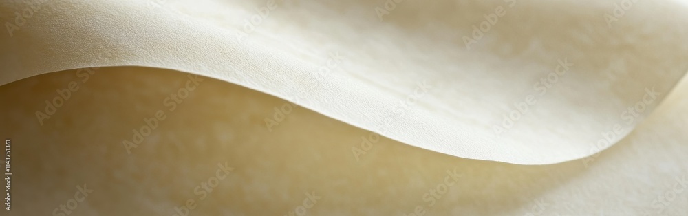 Aufkleber high-quality smooth parchment texture with soft, flowing curves in neutral hues