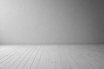 Fototapeta premium a close up of a white room with a window and a wooden floor