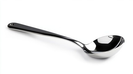 Soup ladle on white isolated background
