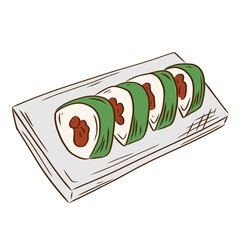 Indonesian Traditional Food Vector Illustration