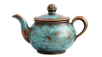 tea pot on  white isolated background