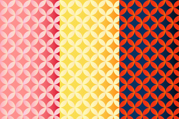 七宝柄セット①