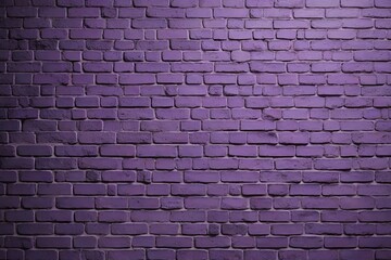 purple brick wall with a white fire hydrant in front of it