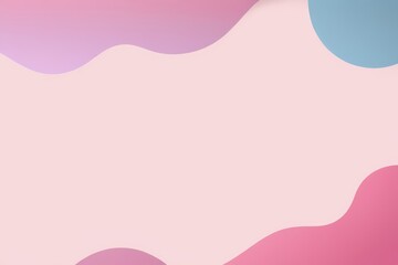abstract background with a pink and blue wave and a blue and pink wave