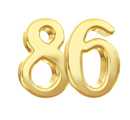 Gold Number 86