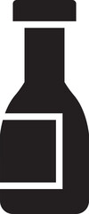 Spirits Bottle Glyph Icon
