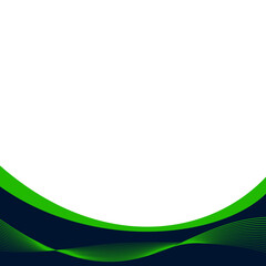 Modern Curve with Line Wave Footer