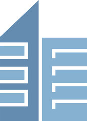 Fototapeta premium Office Tower Building Icon 