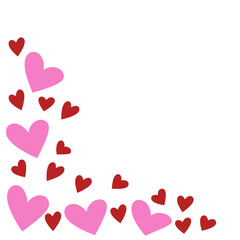 Valentine Love Shape Corner Decoration