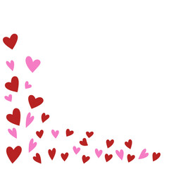 Valentine Love Shape Corner Decoration