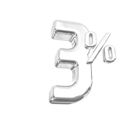 3 Percent Silver offer in 3d