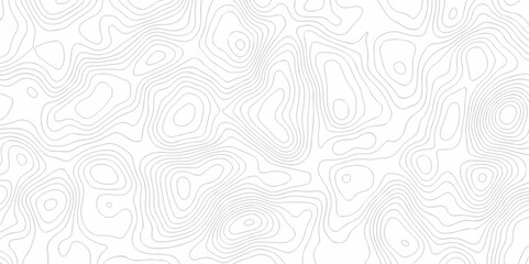 	
Abstract Vector geography landscape Topo contour map on white background, Topographic contour lines. Seamless pattern with lines Topographic map. Geographic mountain relief diagram line wave carve.