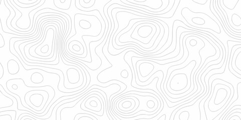 	
Abstract Vector geography landscape Topo contour map on white background, Topographic contour lines. Seamless pattern with lines Topographic map. Geographic mountain relief diagram line wave carve.