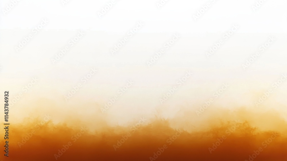 Poster a golden light gradient creates a soft and warm atmosphere, transitioning from bright top to deep or