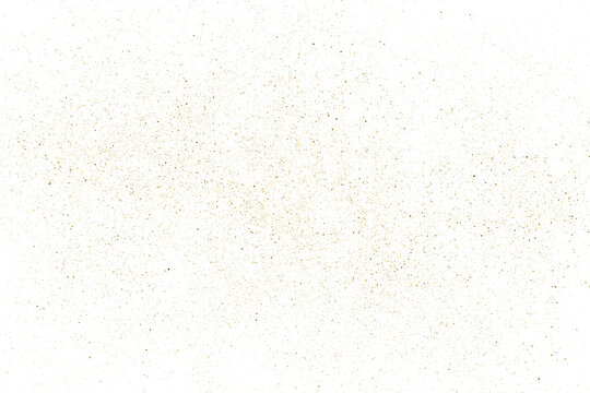 Gold texture pattern on transparent background. Old paper surface. Light golden confetti. Yellow Illustration backdrop. PNG design element. - Powered by Adobe