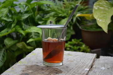 A glass of tea