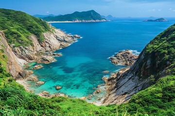 Obraz premium Cozy Winter Celebration - Rustic Wood Table with Flickering Candlelight, Warm Drinks, and Pine Garland Accents in a Snowy Cabin Interior,