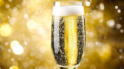 A close-up of a champagne flute being clinked with another symbolizing a toast to fresh opportunities