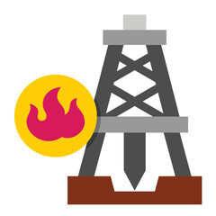 Drilling Rig Icon