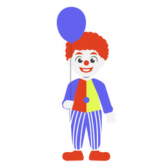 Colorful Clown Character 