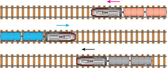 Physics lesson speed question. Trains moving on rails.