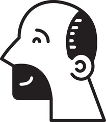 Bald Man Avatar Illustration
