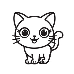 cat silhouette vector