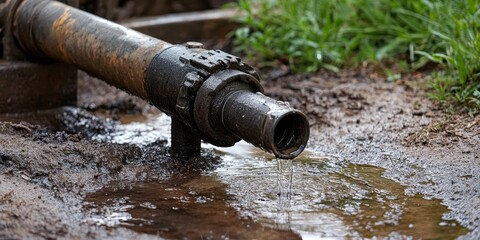 A connection established between the pipe of a well pump and the electrical cable required to power the well pump, emphasizing the crucial link for proper functioning of the well pump system.