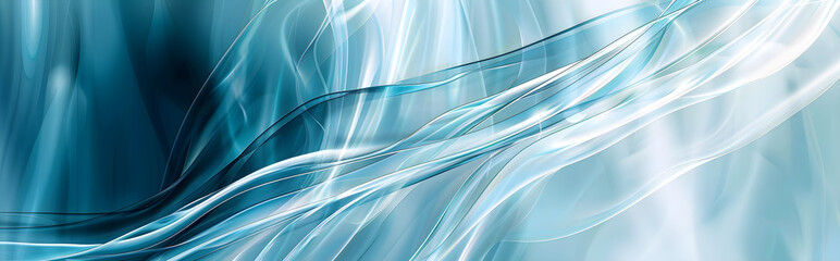 Naklejka premium abstract blue background with soft light