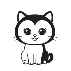 cat silhouette vector