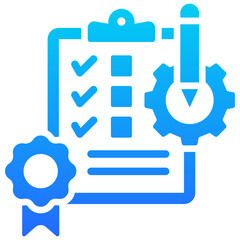 Obraz premium Quality Control Icon