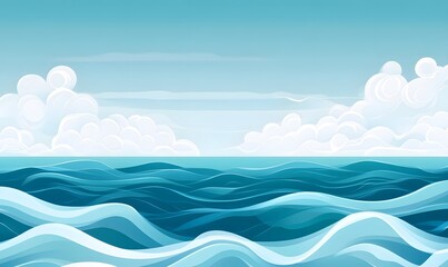 Fototapeta premium water Image clean simple background,generation AI