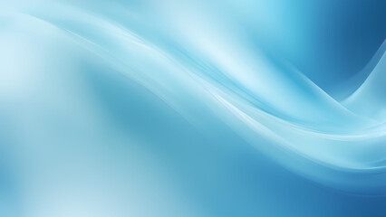 Obraz premium A smooth abstract composition characterized by a soothing blue hue