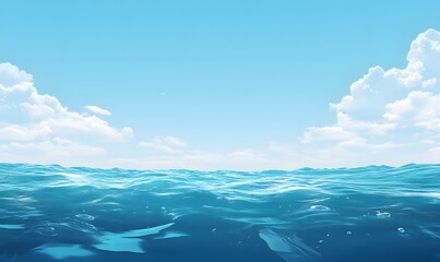 Fototapeta premium water Image clean simple background,generation AI