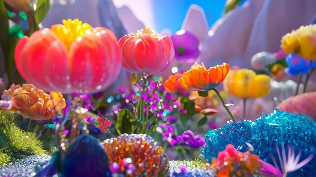 cartoon field