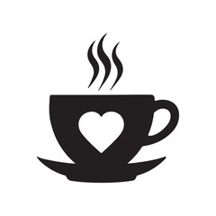 Coffee icon vector art illustration
