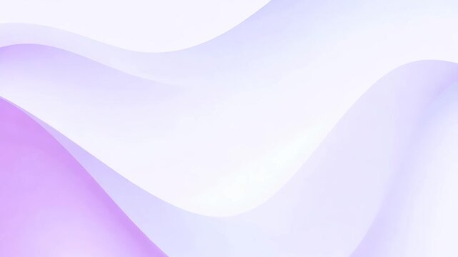 Minimalist soft pastel wave pattern in shades of lilac and white with a calming aesthetic.